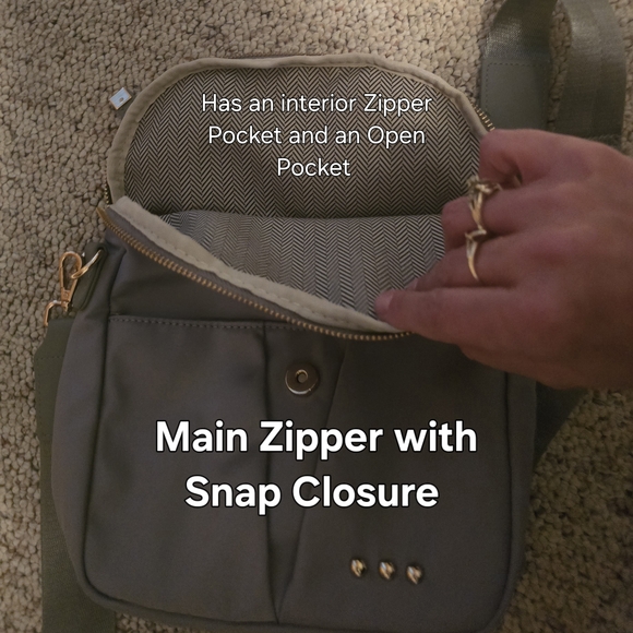 Crossbody Bag with Adjustable Strap - Picture 4 of 7